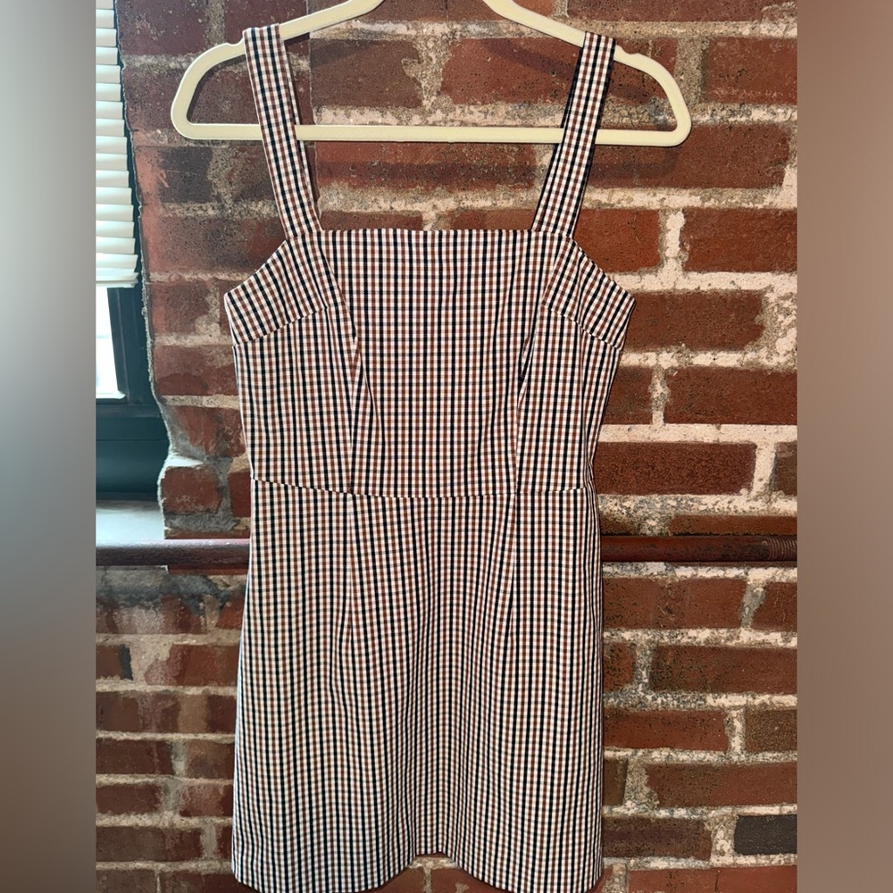 A New Day Plaid Mini Schoolgirl Dress